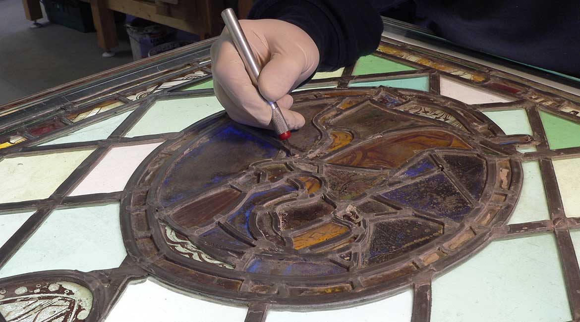 St Mary the Virgin, Saxlingham Nethergate — Conservation of Medieval Stained Glass gallery image